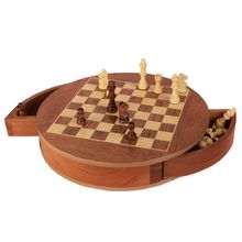 Product image of 32x6სმ ჭადრაკის მრგვალი დაფა