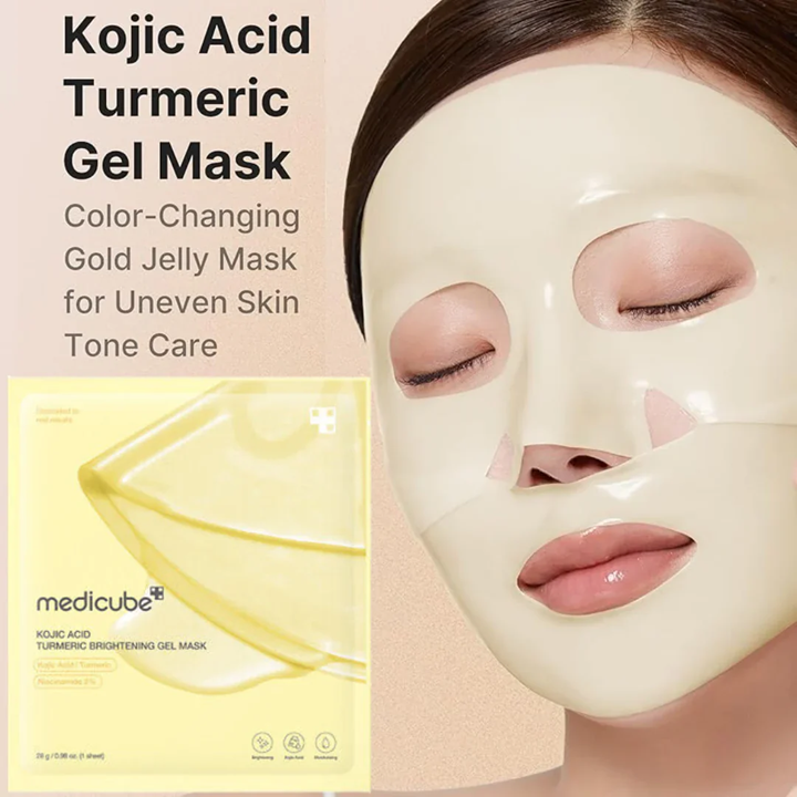 medicube-kojic-acid-turmeric-brightening-gel-mask-kolagenis-nighabi-pigmentatsiistvis-photo-2