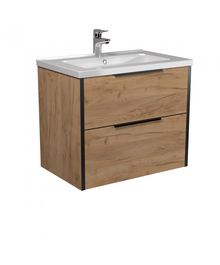 Product image of აბაზანის ტუმბო ხელსაბნით LINE Craft 70-А wood Rodeo 70 სმ