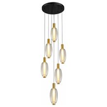 Product image of BRILLOP DM-13019173 ჭაღი LED ჭერის სანათი 30W 3000K ოქროსფერი
