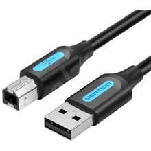 Product image of Cable/ AM-BM/ VENTION COQBG USB 2.0 A Male to B Male Printer Cable 1.5M Black PVC Type