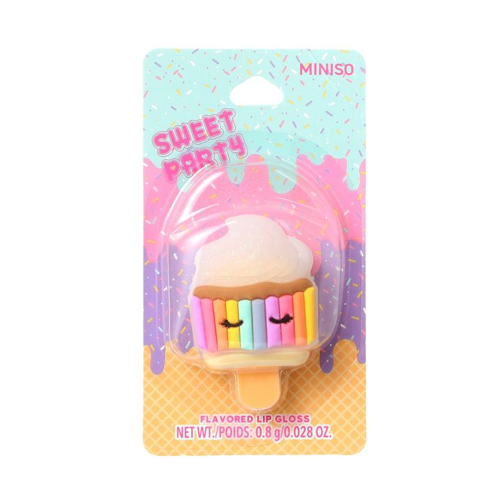 miniso-dessert-theme-lip-balm-rainbow-cake-sabavshvo-tuchis-balmi