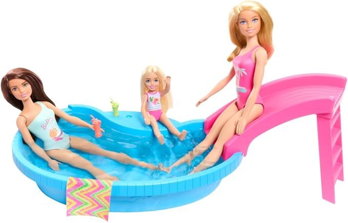 mattel-hrj74-barbie-pool-with-doll-barbis-satamasho-nakrebi-photo-3