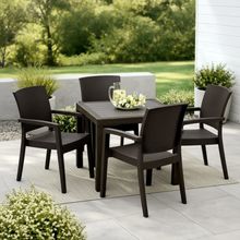Product image of რატანის მაგიდა 4 სკამით