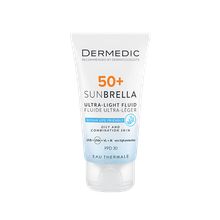 Product image of Dermedic მზისგან დამცავი ფლუიდი SPF50+ ცხიმიანი და კომბინირებული კანი 40მლ