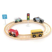 Product image of J'ADORE  METROPOLIS CITY SET GRAND TUBE ხის სათამაშო რკინიგზა