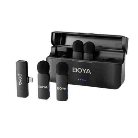 boya-by-v4u-24ghz-wireless-microphone-system-usadeno-mikrofoni