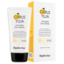 Product image of FARMSTAY CITRUS YUJA VITALIZING SUN CREAM მზისგან დამცავი