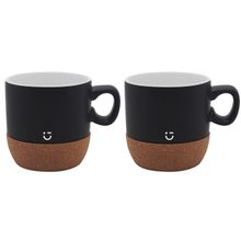 Product image of Wood Grain Mini Ceramic Mugs 140მლ 2ც კერამიკის ჭიქა