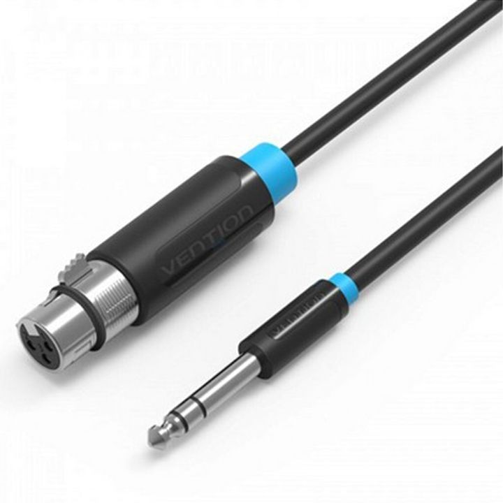 vention-bbebg-65mm-male-to-xlr-female-audio-cable-15m-black-photo-3