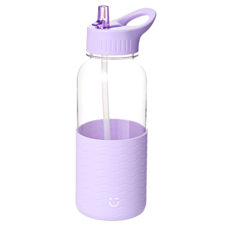 plastic-water-bottle-with-handle-and-solid-color-sleeve-1000ml-botli