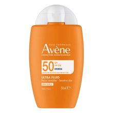 Product image of AVENE.SUN ULTRA-FLUID 50+ 50ML - მზისგან დამცავი ულტრა ფლუიდი SPF 50+ უხილავი ტექსტურის ნორმ/კომბინირ კანისთვის 50მლ + საჩუქარი ჩანთა