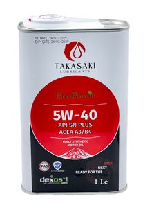 Product image of TAKASAKI 5W-40 ძრავის ზეთი 1 ლ
