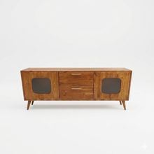 Product image of ხელნაკეთი ხის დესაო (Sideboard) – ვინტაჟური / Mid-century nordic დიზაინი