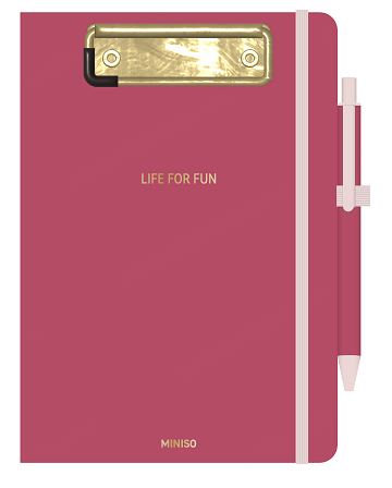 minimalism-retro-collection-a5-clipboard-note-pad-with-pen-wine-red-chasanishni-furtslebi