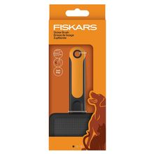 Product image of FISKARS PET, WIRE BRUSH, 2/6, 19L ცხოველის მოსავლელი ჯაგრისი