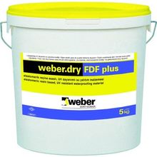 Product image of ჰიდროსაიზოლაციო კაუჩუკის ხსნარი Weber.dry fdf plus 5 კგ