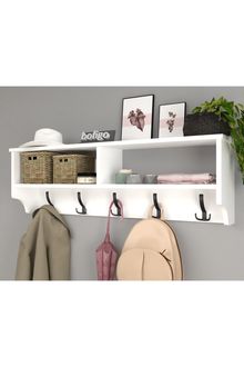 Product image of Comfo თეთრი ტანსაცმლის საკიდი 120სმ (BF-640)