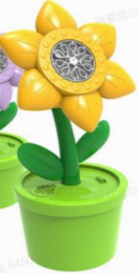 Product image of ბუშტების გასაშვები/Electric Bubble Machine (Sunflower)(Yellow)