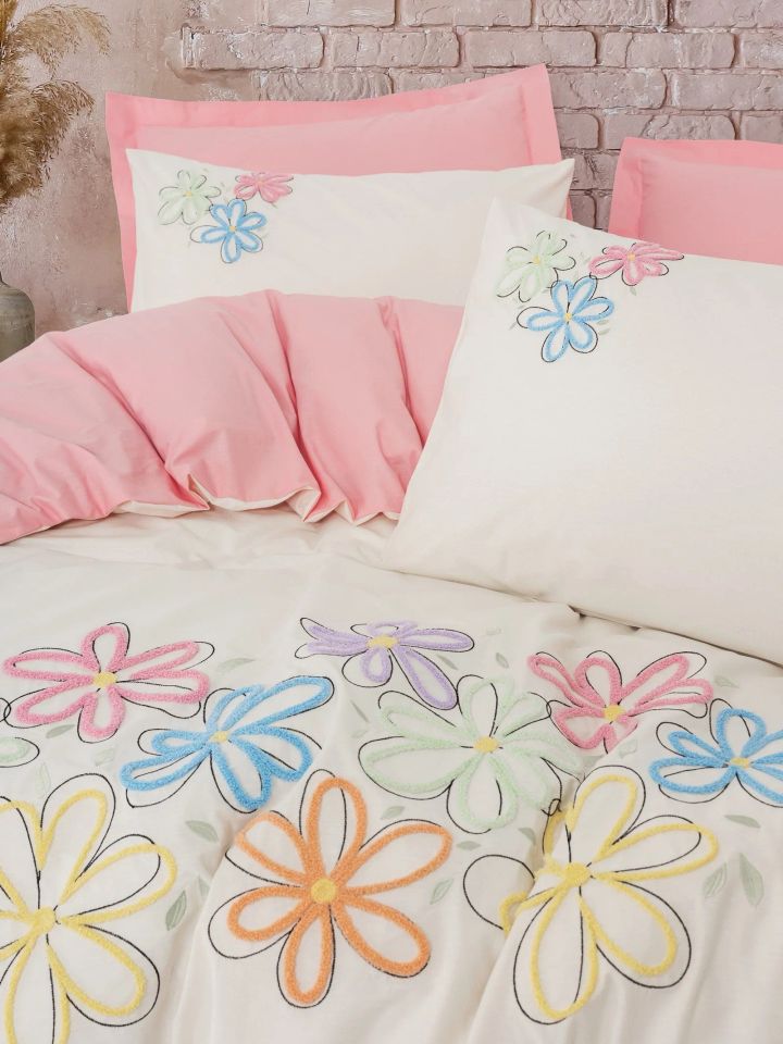 cotton-box-bellis-pink-double-duvet-cover-set-with-puff-embroidery-orsatsoliani-tetreulis-nakrebi-photo-2