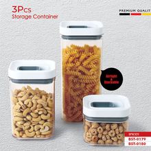 Product image of BERLLONG საკვების შესანახი კონტეინერების ნაკრები პლასტმასის BST-0179