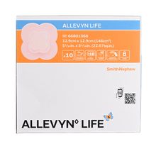 Product image of ALLEVYN LIFE 12.9X12.9 სმ-საფენი ინფიცირებული და გამონადენიანი ჭრილობებისთვის