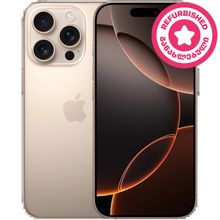 Product image of Apple iPhone 16 Pro eSIM 128 GB Desert Titanium (შეფასება C)
