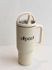 Product image of Sipack თერმო ჭიქა/თამბლერი კრემის ფერი 980 მლ