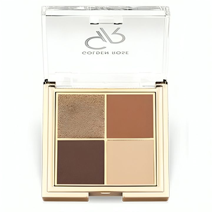 golden-rose-quattro-eyeshadow-palette-04-coffee-dream-tvalis-chrdilebis-palitra
