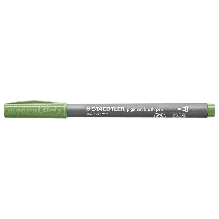 staedtler-pigment-brush-pen-olive-green-khatvis-markeri-photo-2