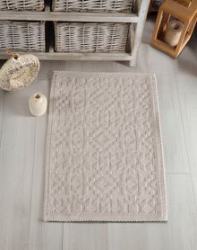 Product image of ფეხის პირსახოცი - ANATOLIA COTTON BATHMAT LINEN 40X60