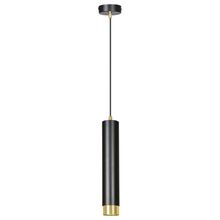 Product image of EMIBIG KIBO 1 GU10 შავი/ოქროსფერი საკიდი სანათი ჭერის