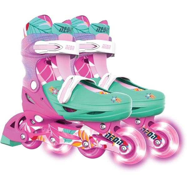 rolikebi-neon-nc49f4-34-37-roller-skates-combo-floral