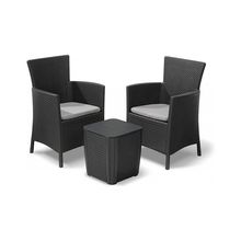Product image of ბაღის ავეჯის კომპლექტი Iowa balcony grap + cus cl gr 008 std