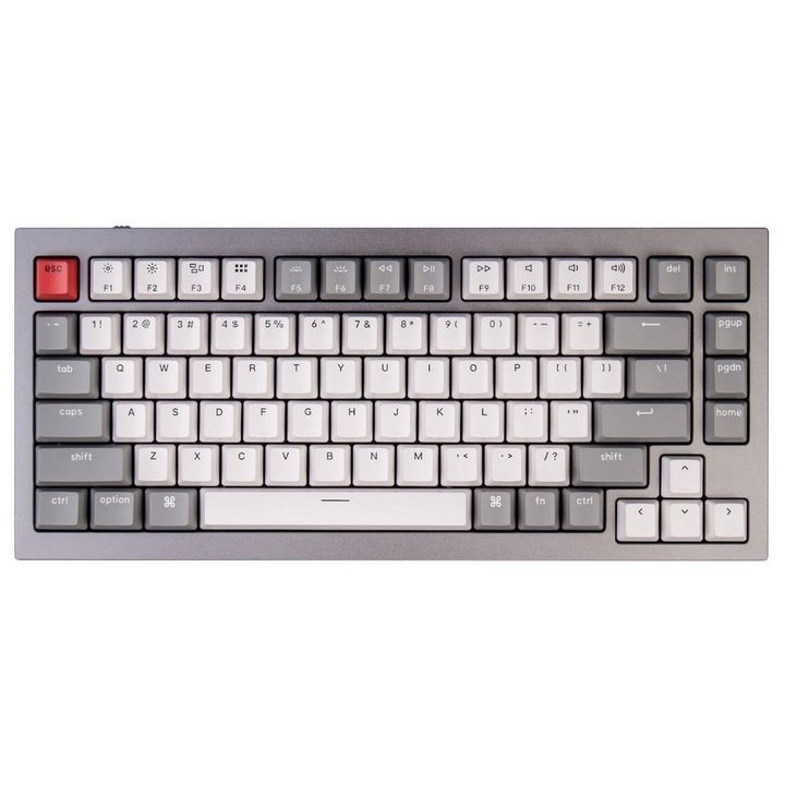 keychron-q1n3-gateron-phantom-brown-rgb-gray-sadeniani-meqanikuri-klaviatura