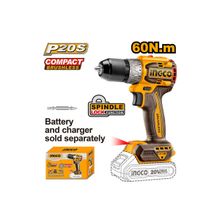 Product image of INGCO CDLI206021 20V უნახშირო ელექტრო ხრახნდამჭერი