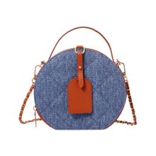 Product image of Imitation Denim Series Round Crossbody Handbag ჩანთა