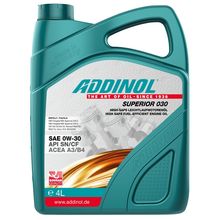Product image of ADDINOL SUPERIOR 030 4ლ სინთეტიკური ზეთი მსუბუქი  მანქანებისთვის