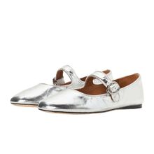 Product image of Sandro Shiny Leather Ballet Flats ქალის ბალერინები