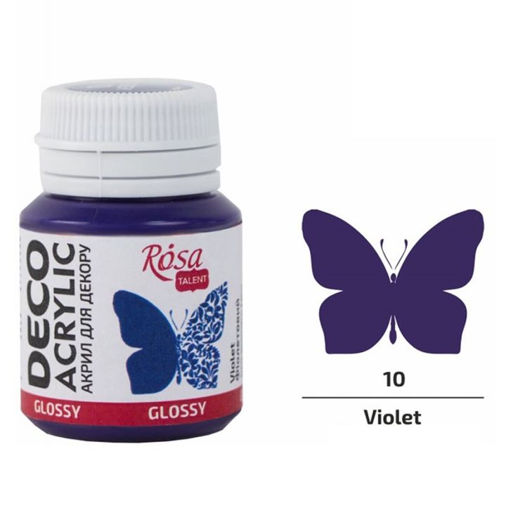 rosa-talent-violet-glossy-20ml-akrilis-saghebavi-dekoratsiistvis-photo-2