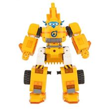 Product image of Super Wings Small Blocks 2-in-1 Buildable Transforming Vehicle Donnie ტრანსფორმერი