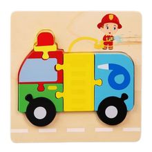 Product image of Wooden Puzzle ხის სათამაშო ფაზლი - სახანძრო