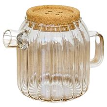 Product image of DONGFANG მინის დოქი ბამბუკის თავსახურით 700 მლ