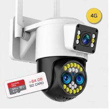 Product image of Yoosee ICAM 4G გარე გამოყენების IP Dual-lens კამერა