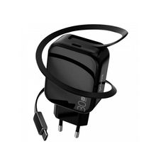 Product image of Wall Charger Proove Fixtape Type-C 30W With Retractable Cable black