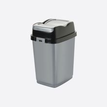 Product image of ურნა პლასტმასის ნაცრისფერი 50ლ 340x415x652 მმ 09715 Dunya