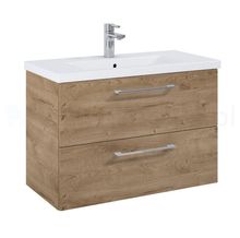 Product image of აბაზანის ავეჯი დასაკიდი Elita Roma Plus 80 2DR Canela Oak ხელსაბანით