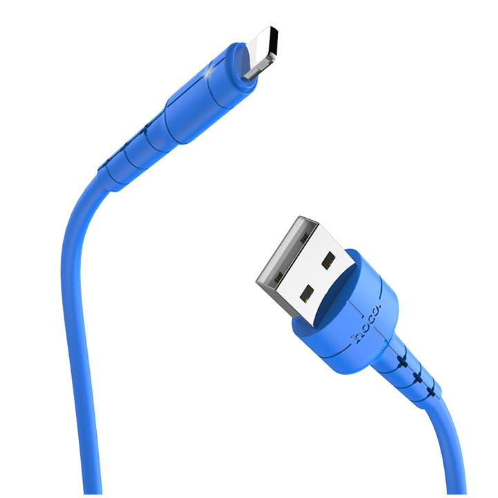 hoco-x30-star-charging-data-cable-for-lightning-blue-photo-2