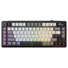 Product image of ROYAL KLUDGE RK L75 უსადენო RGB განათებით BEIGE SWITCH, შავი მექანიკური კლავიატურა