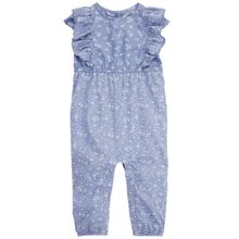 Product image of Oshkosh B'gosh Ruffl Jumpsuit Blue Floral ბავშვის კომბინიზონი